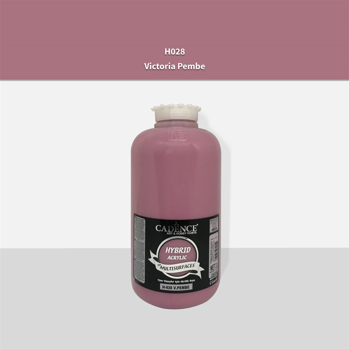 Cadence H028 V. Розовая акриловая краска Multisurface 2LT (3 кг)