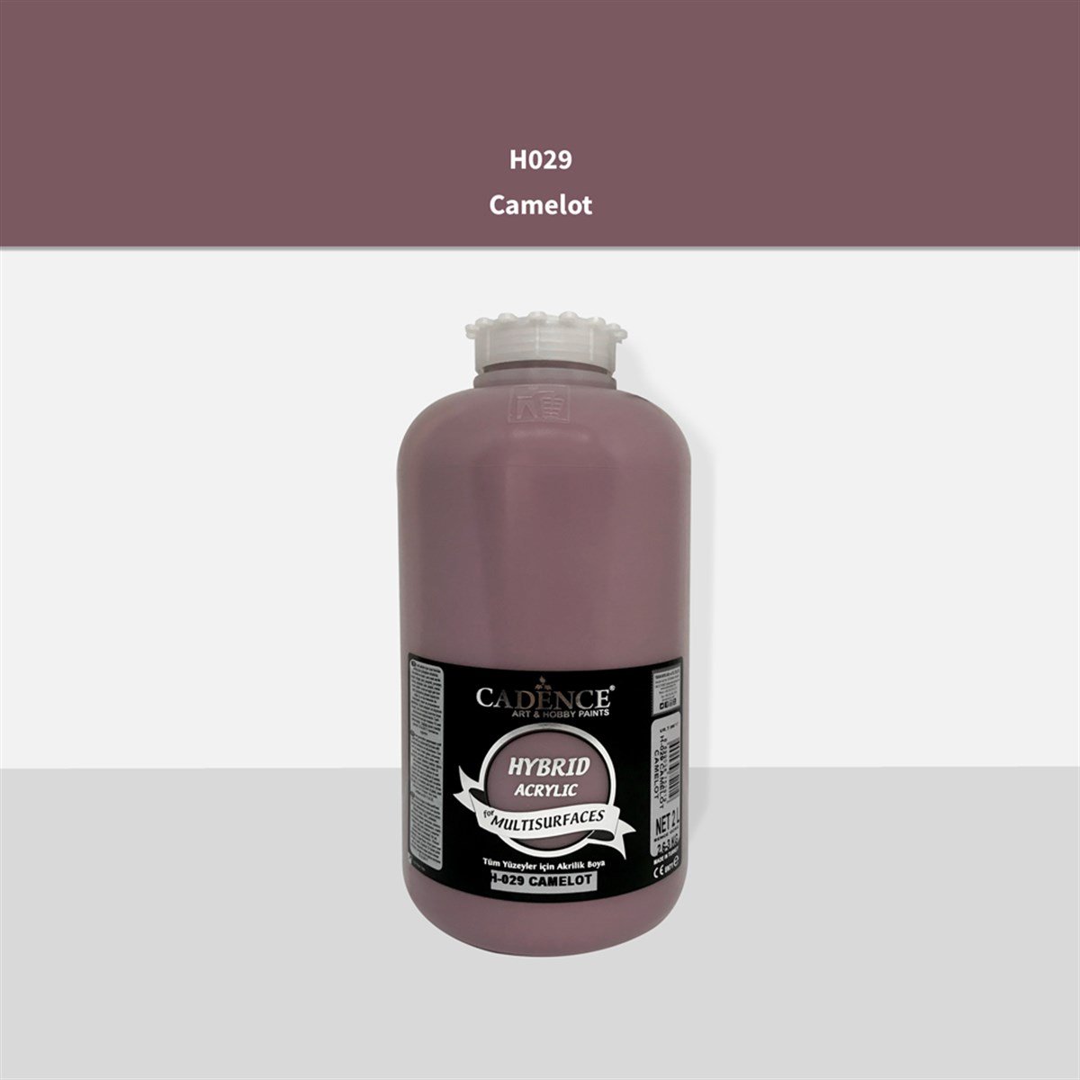 طلاء أكريليك كادينس H029 كاميلوت متعدد الأسطح 2 لتر (3 كجم)