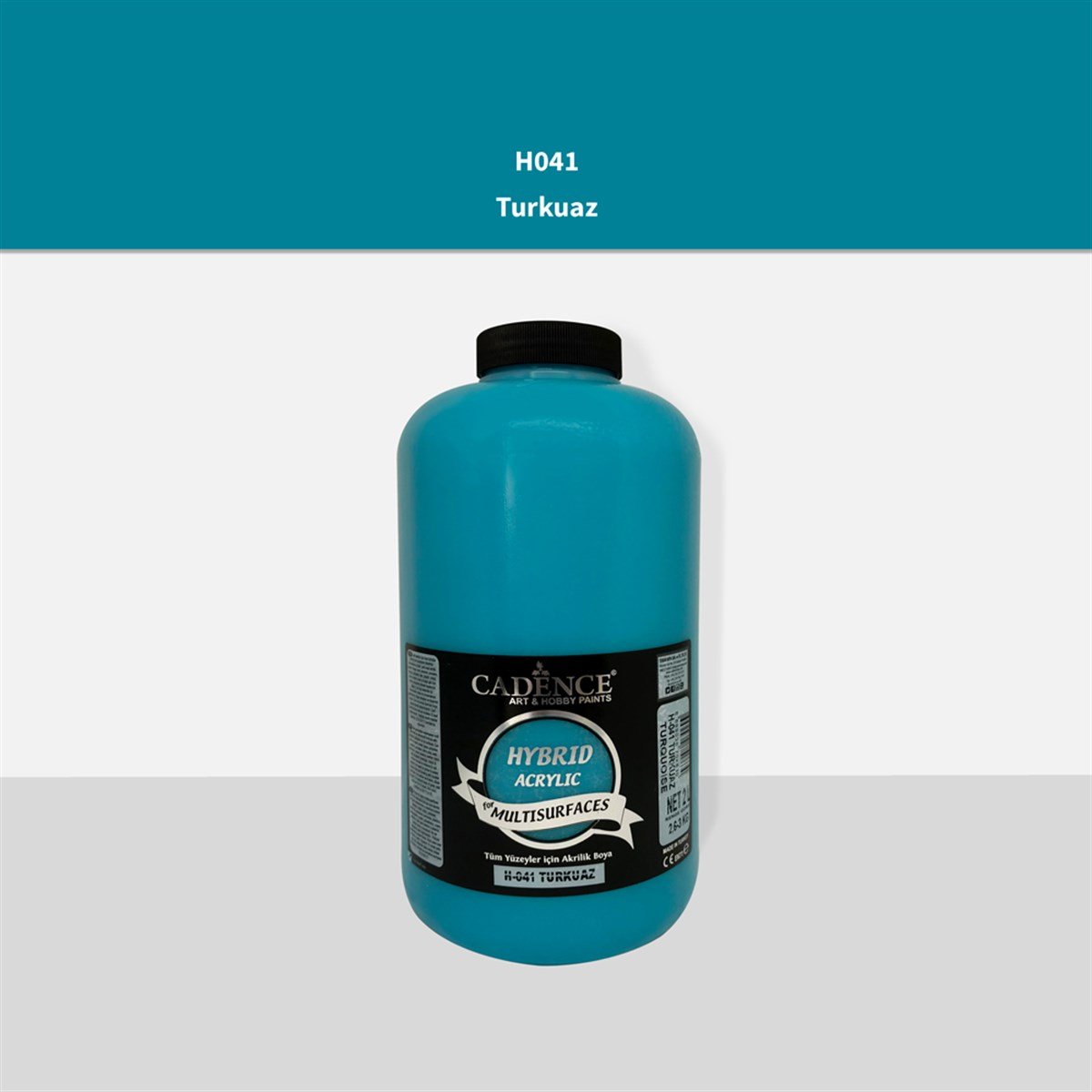 Cadence H041 Бирюзовая многослойная акриловая краска 2LT (3 кг)