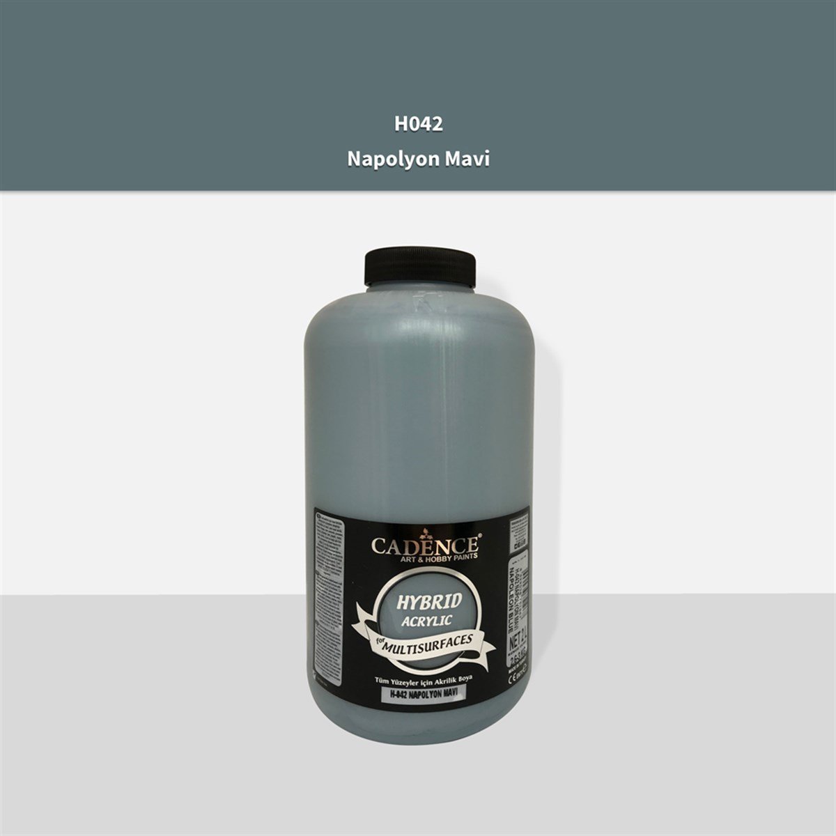 Cadence H042 Наполеоновская синяя акриловая краска для различных поверхностей 2LT (3 кг)