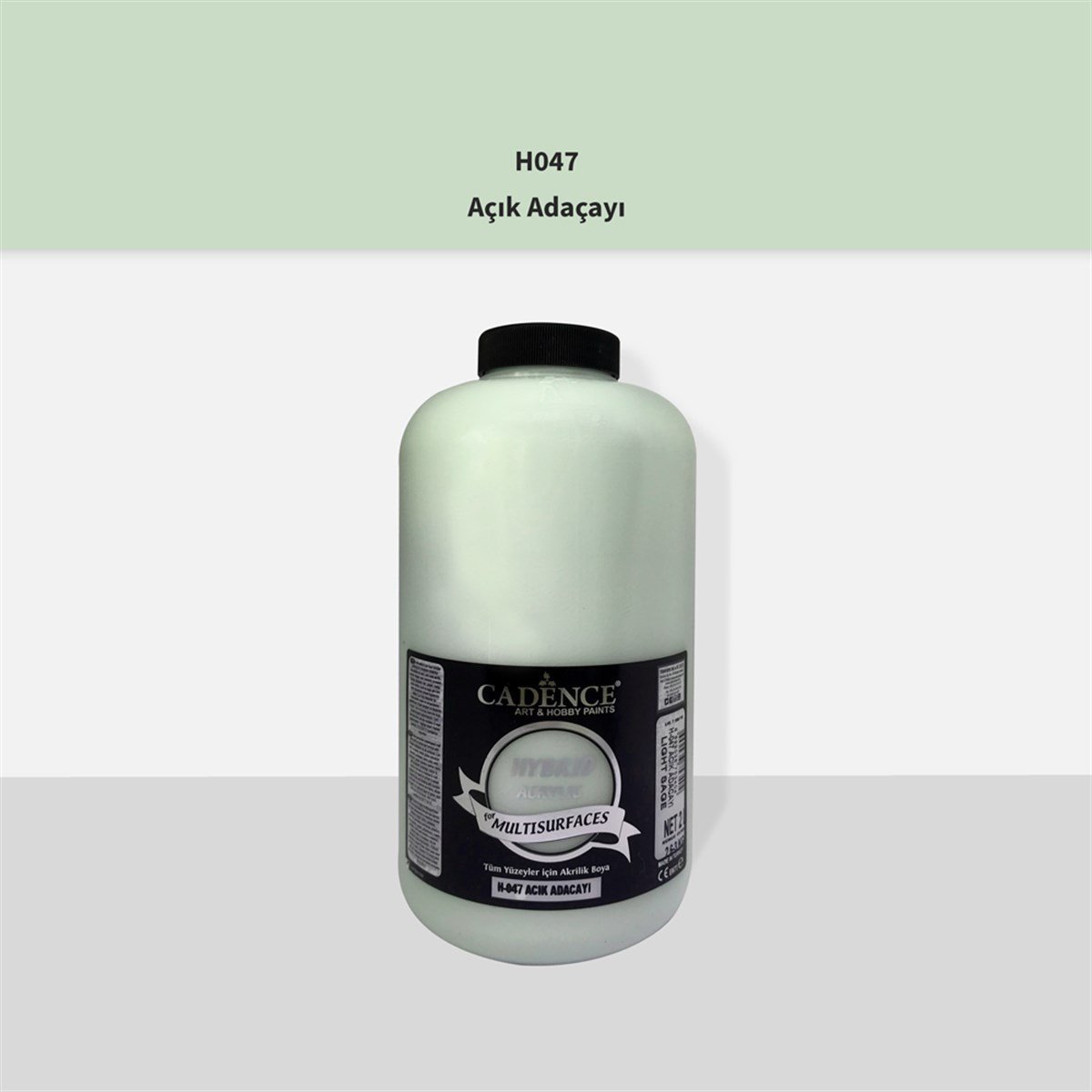 طلاء أكريليك متعدد الأسطح Cadence H047 Light Sage سعة 2 لتر (3 كجم)