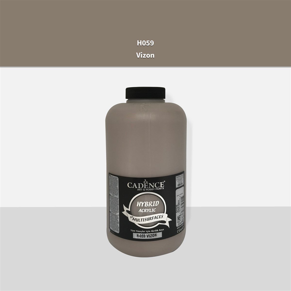 Cadence H059 Акриловая краска для разных поверхностей Норка 2LT (3 кг)