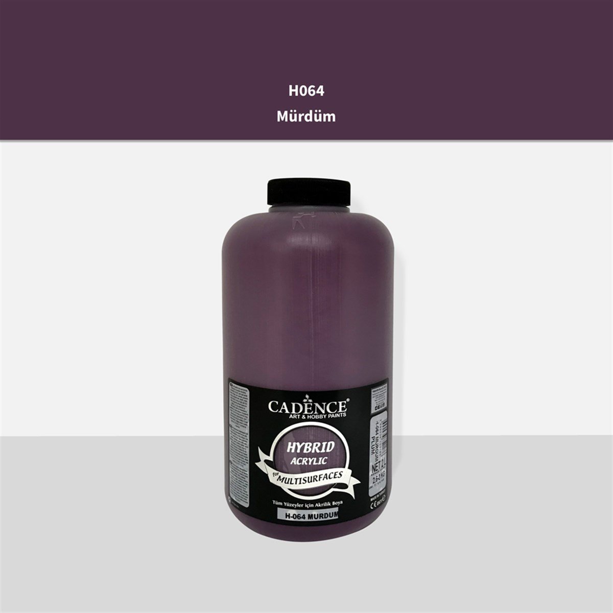 طلاء أكريليك متعدد الأسطح Cadence H064 Plum 2LT (3 كجم)