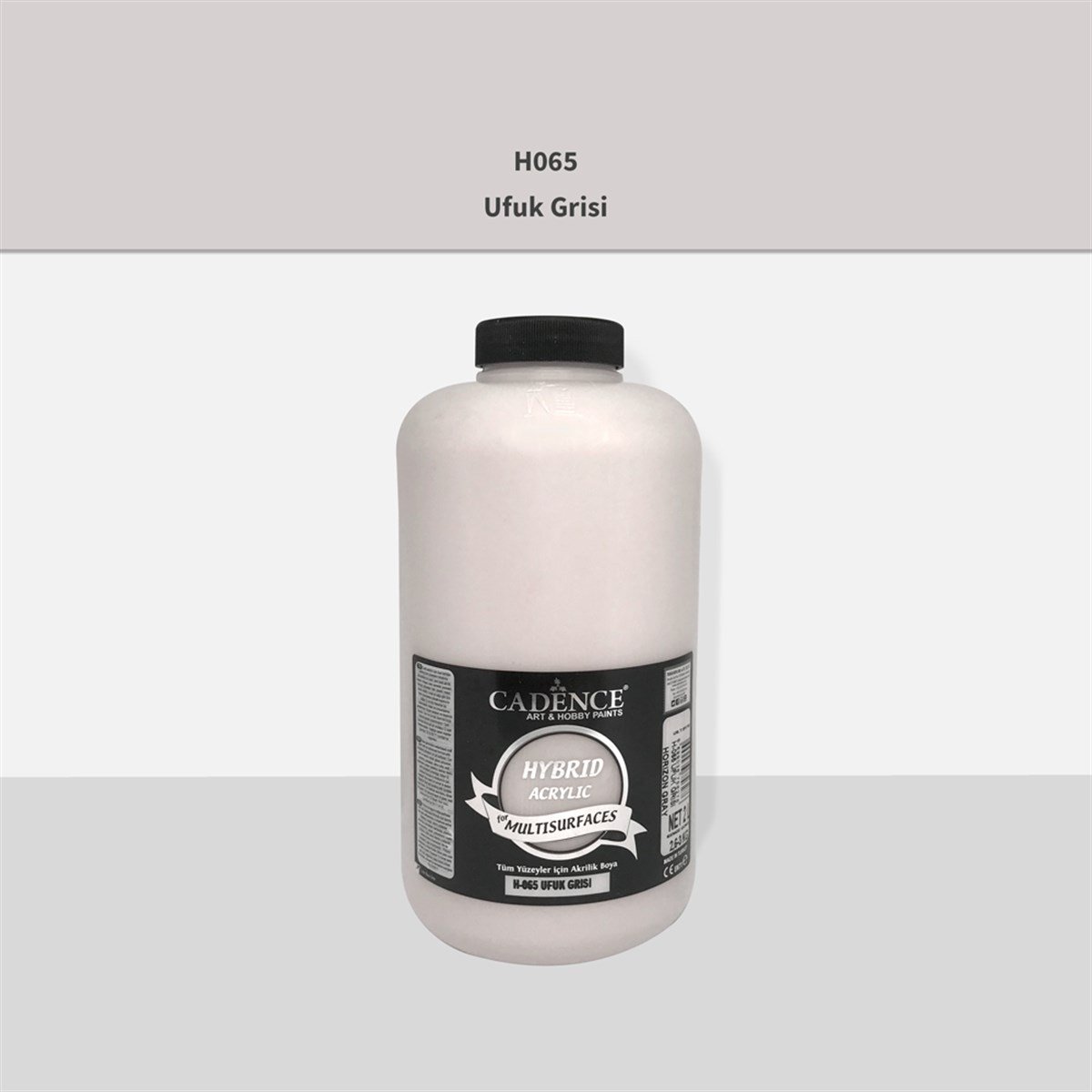 طلاء أكريليك متعدد الأسطح Cadence H065 Horizon Gray سعة 2 لتر (3 كجم)