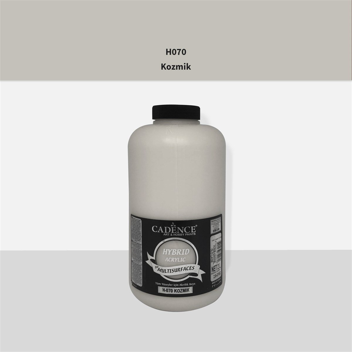 طلاء أكريليك متعدد الأسطح Cadence H070 Cosmic 2 لتر (3 كجم)