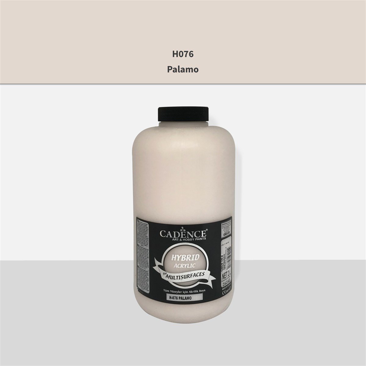 طلاء أكريليك كادينس H076 بالامو متعدد الأسطح 2 لتر (3 كجم)