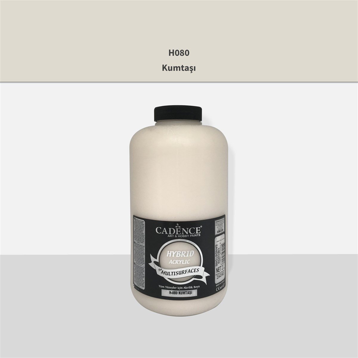 Cadence H080 Песчаниковая многослойная акриловая краска 2LT (3 кг)