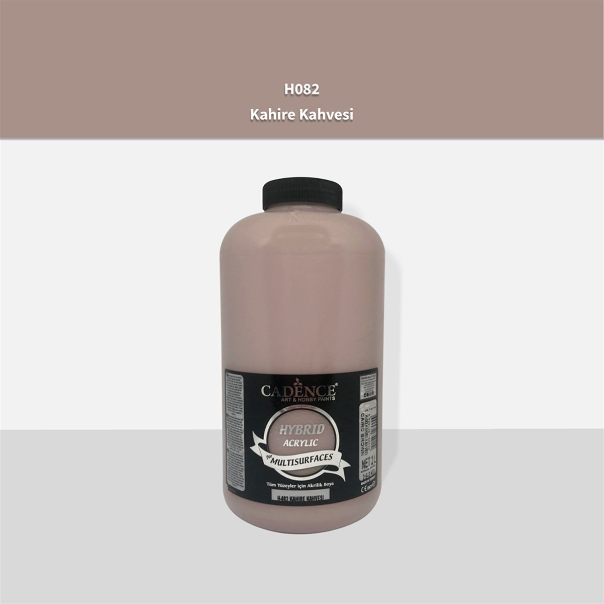 طلاء أكريليك كادينس H082 بني القاهرة متعدد الأسطح 2 لتر (3 كجم)