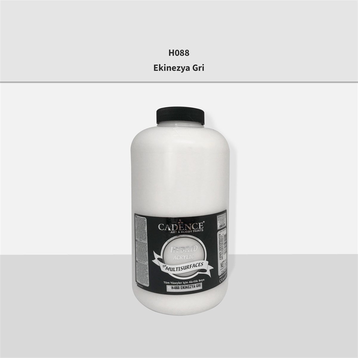 طلاء أكريليك Cadence H088-Echinacea رمادي متعدد الأسطح 2 لتر (3 كجم)