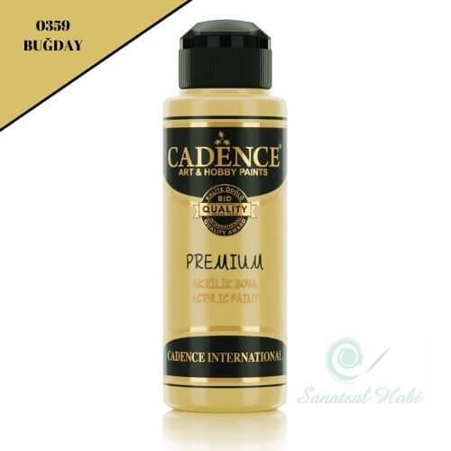 Краска акриловая Cadence Premium 0359 Пшеница 120 мл