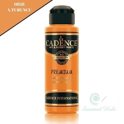 طلاء أكريليك كادينس الفاخر 0858 A. برتقالي 120 مل