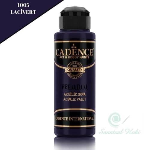 Акриловая краска Cadence Premium 1005 Темно-синий 120 мл
