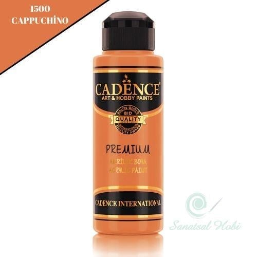 طلاء كادينس أكريليك فاخر 1500 كابتشينو 120 مل