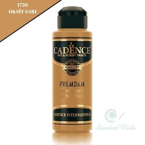 طلاء أكريليك كادينس الفاخر 1750 أكسيد أصفر 120 مل