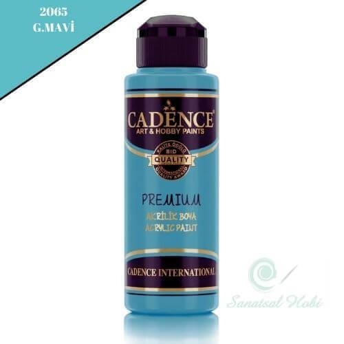 طلاء كادينس أكريليك فاخر 2065 جم أزرق 120 مل