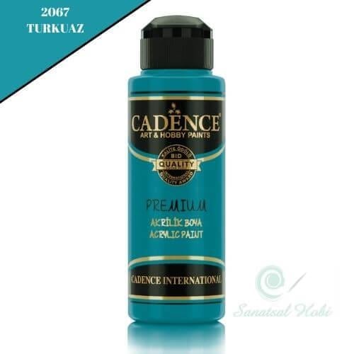 طلاء كادينس أكريليك فاخر 2067 تركواز 120 مل