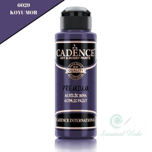 Акриловая краска Cadence Premium 6029 темно-фиолетовый 120 мл