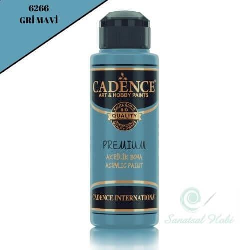 Краска акриловая Cadence Premium 6266 серо-синяя 120 мл