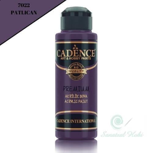 Краска акриловая Cadence Premium 7022 Баклажан 120 мл