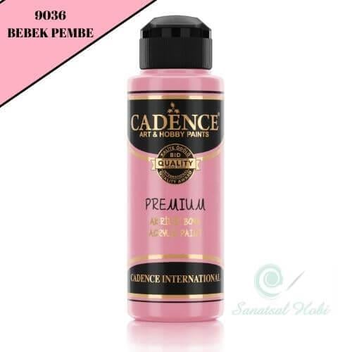 Акриловая краска Cadence Premium 9036 B. Розовый 120 мл