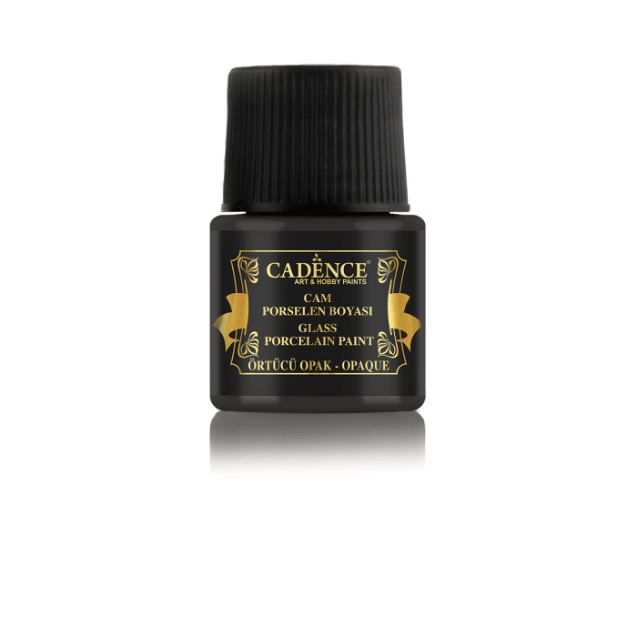 Cam Boya Opak 002 Siyah 45Ml
