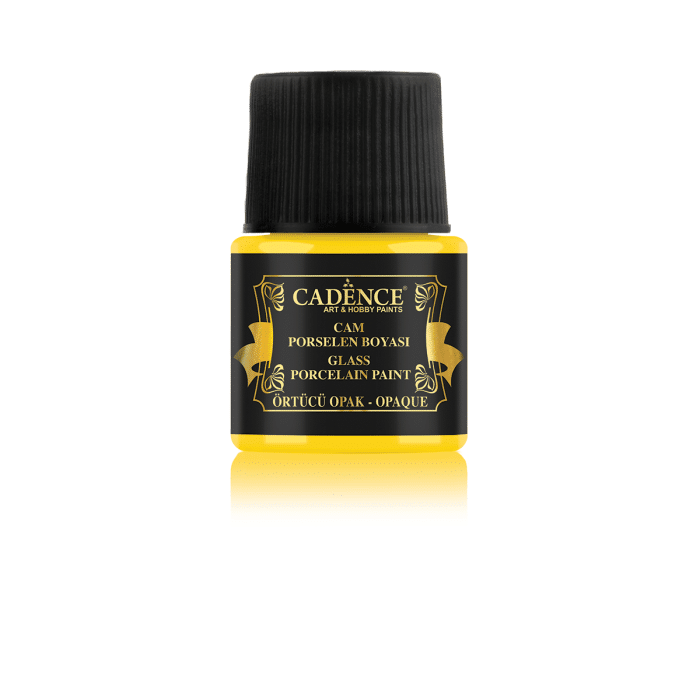 Cam Boya Opak 755 Limon Sarı 45Ml
