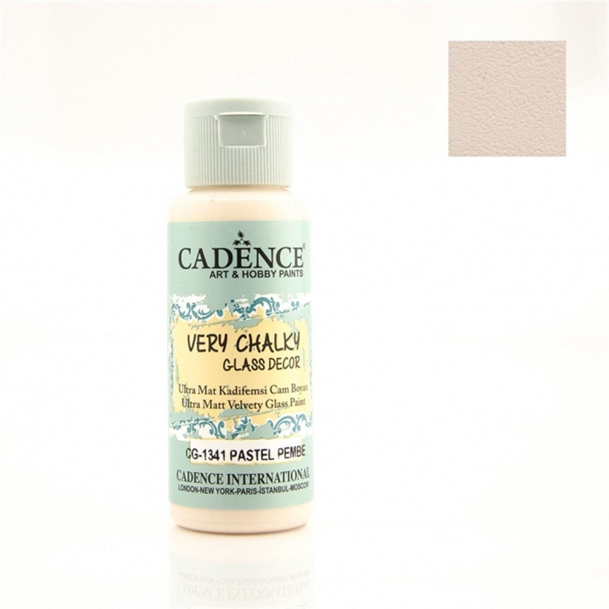 CG1341 Pastel Pink Very Chalky Glass Paint