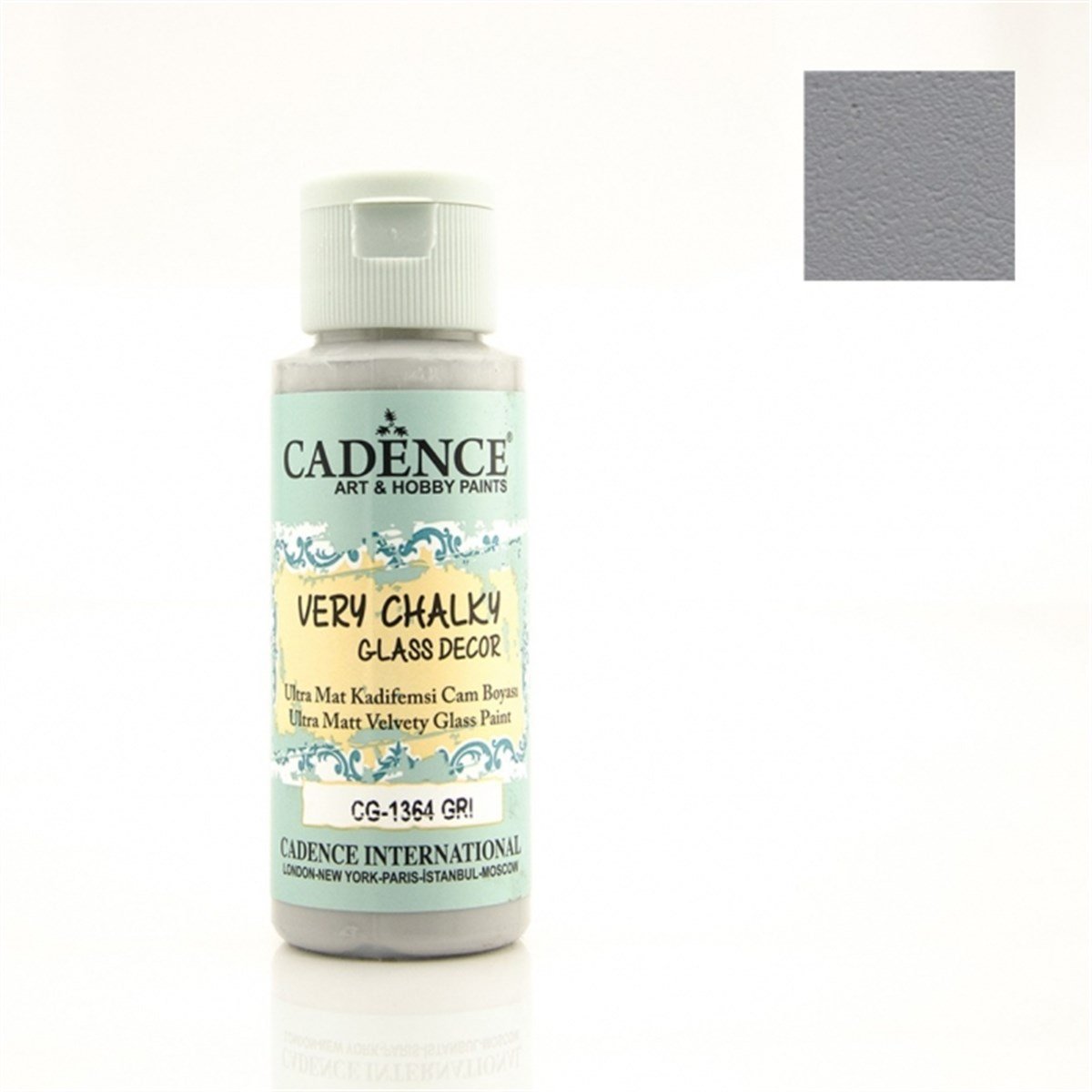 CG1364 Gray Very Chalky Glass Paint