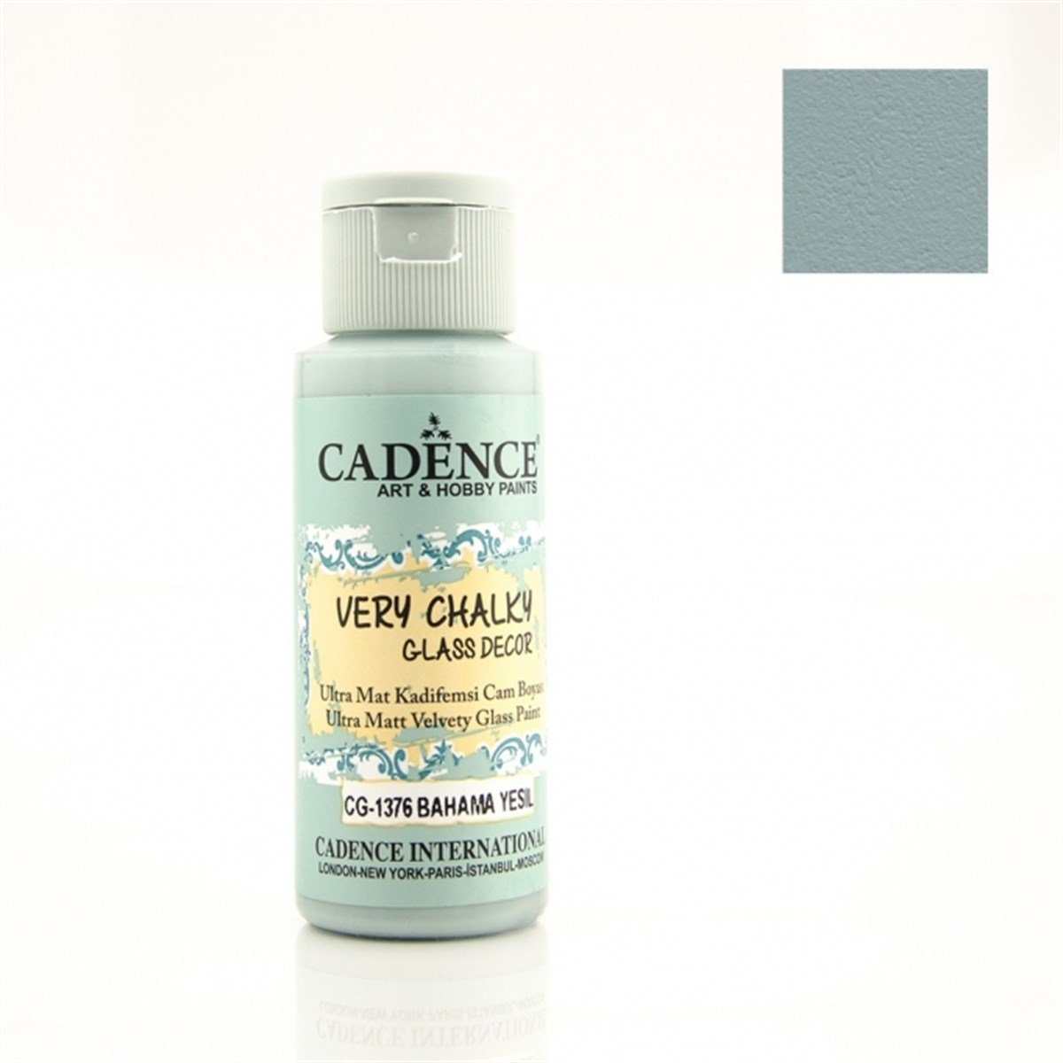 CG1376 Bahama Green Very Chalky Glass Paint