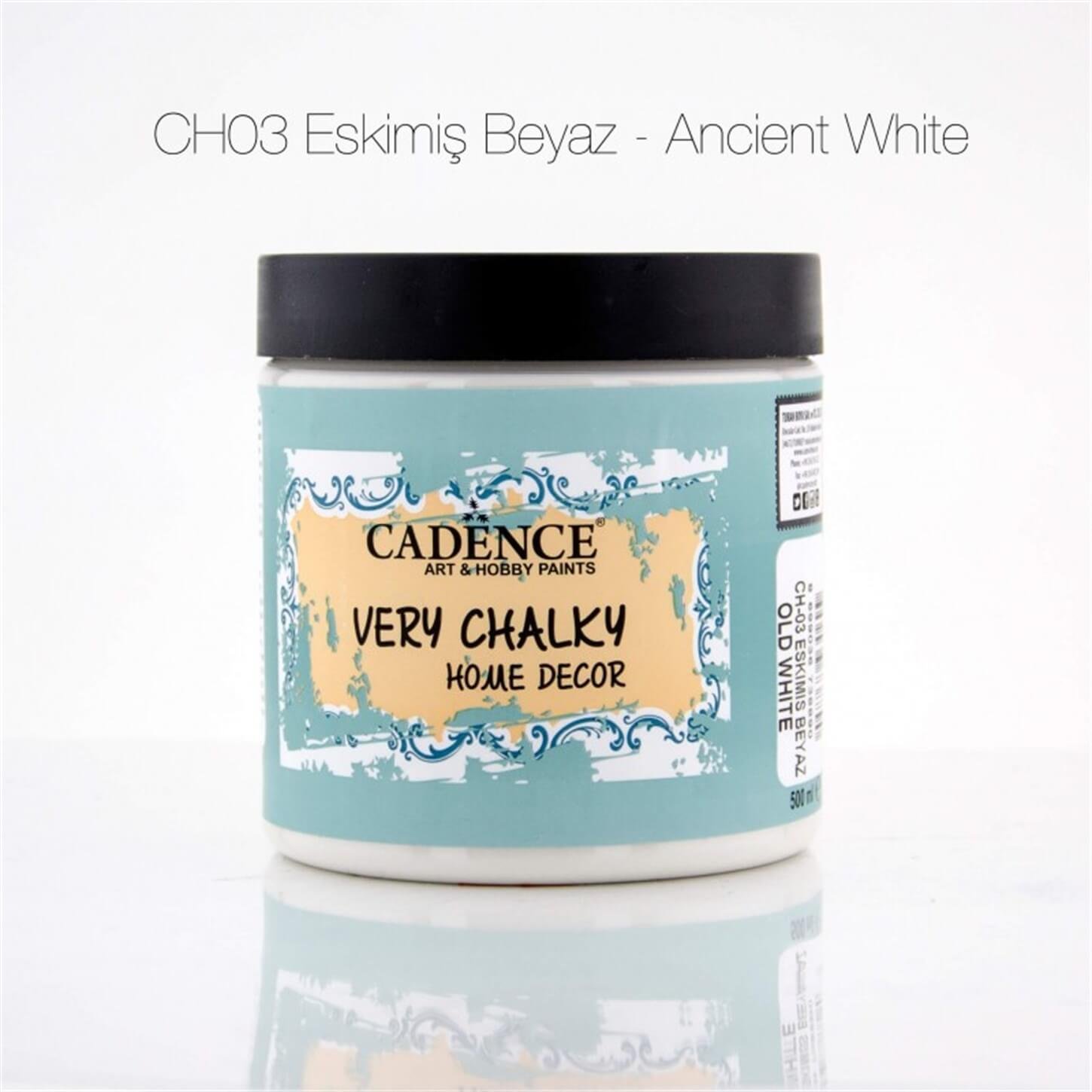 CH03 طلاء الأثاث الأبيض القديم الطباشيري جداً 500 مل