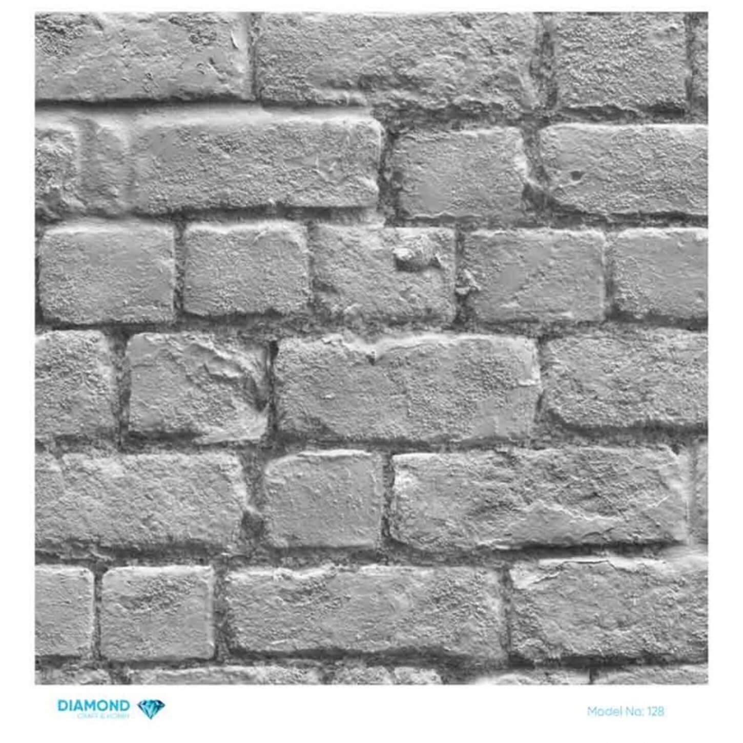 Декупаж рисовой бумагой ромбовидной формы 128