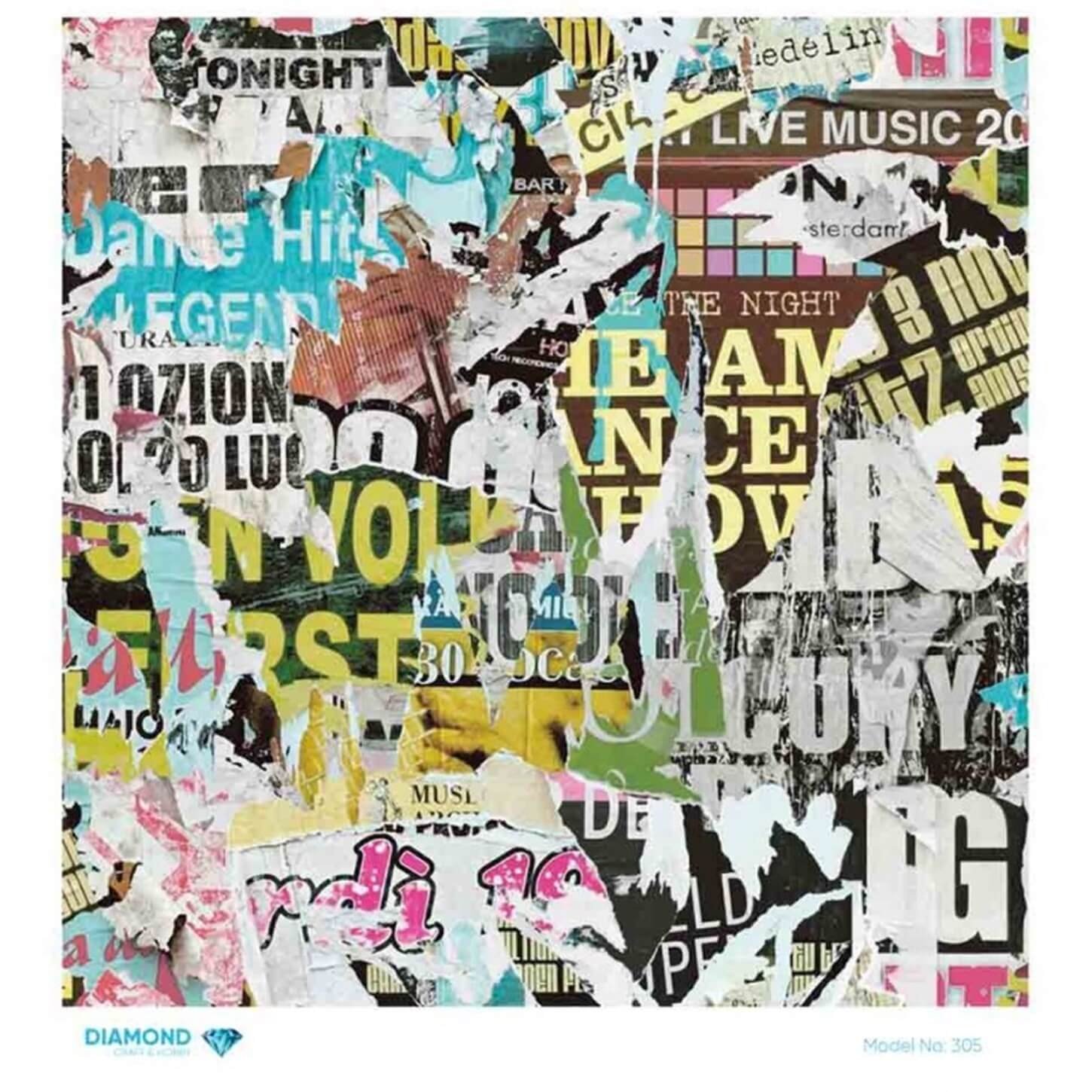 Алмазная рисовая бумага для декупажа 305