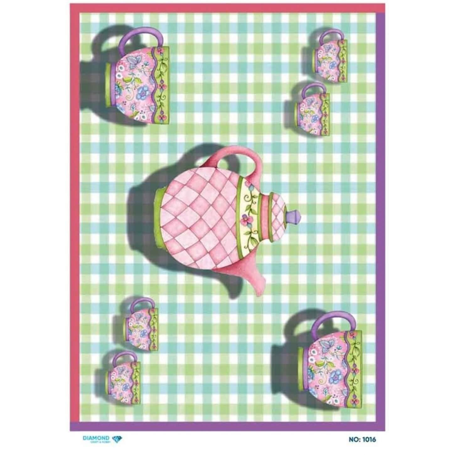 Алмазная рисовая бумага для декупажа 1016