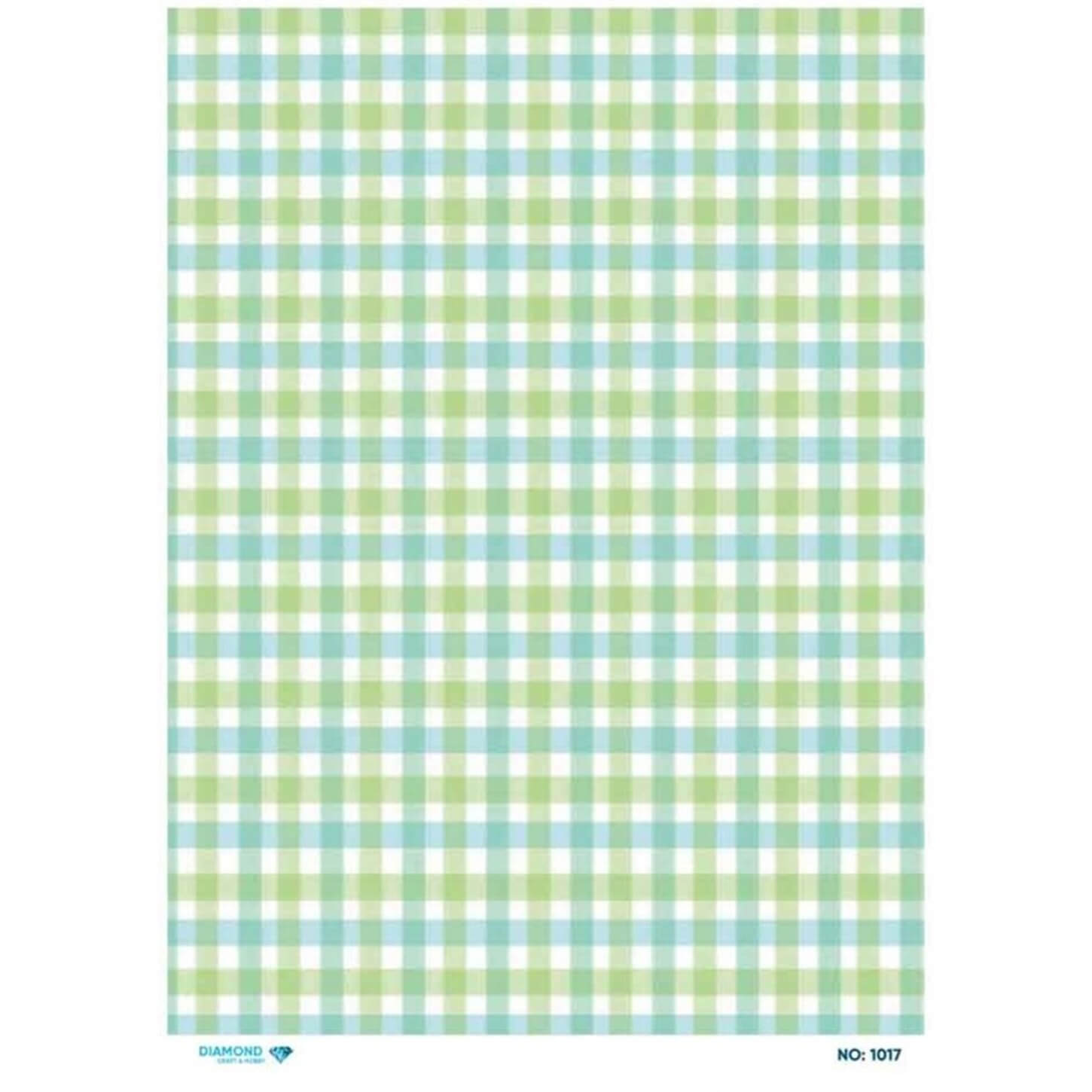 Алмазная рисовая бумага для декупажа 1017