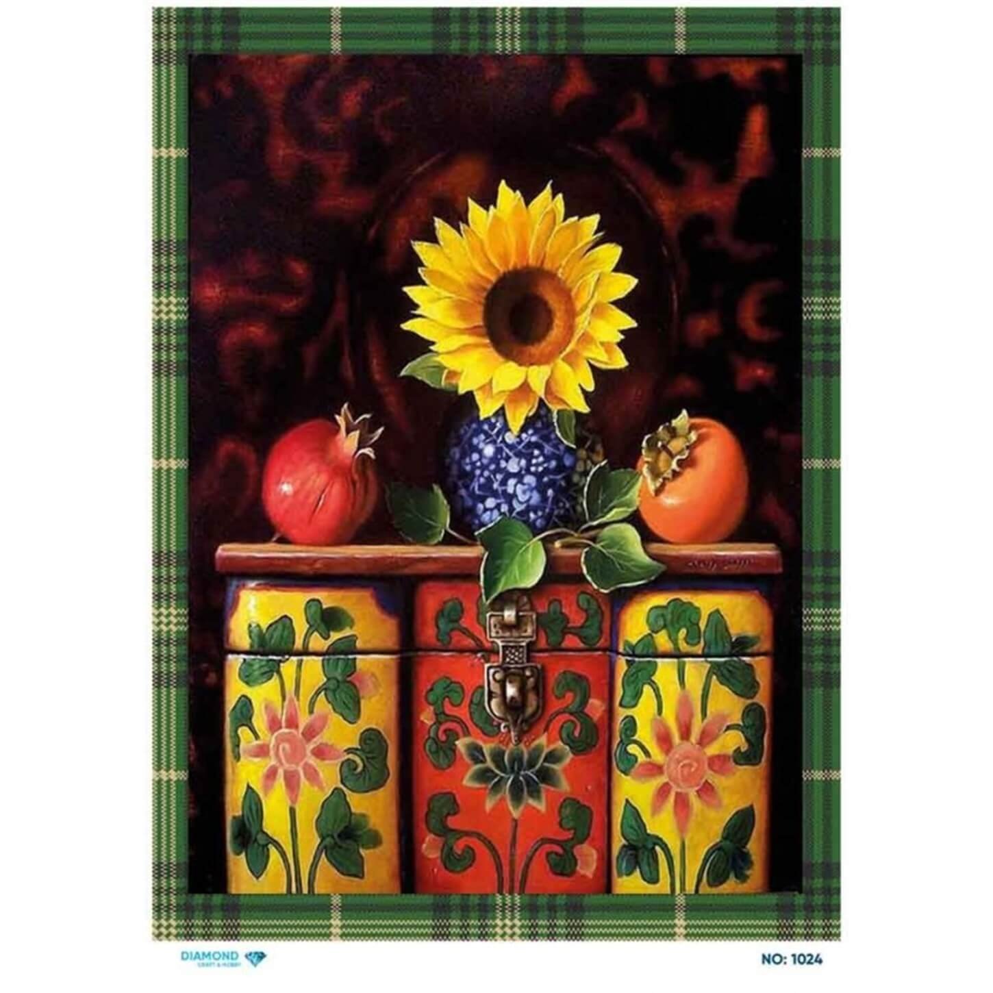 Алмазная рисовая бумага для декупажа 1024