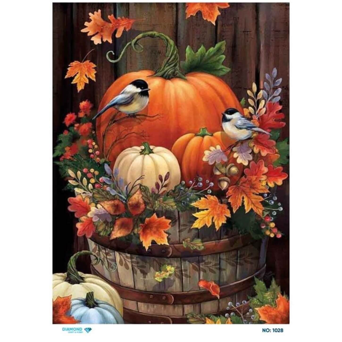 Алмазная рисовая бумага для декупажа 1028