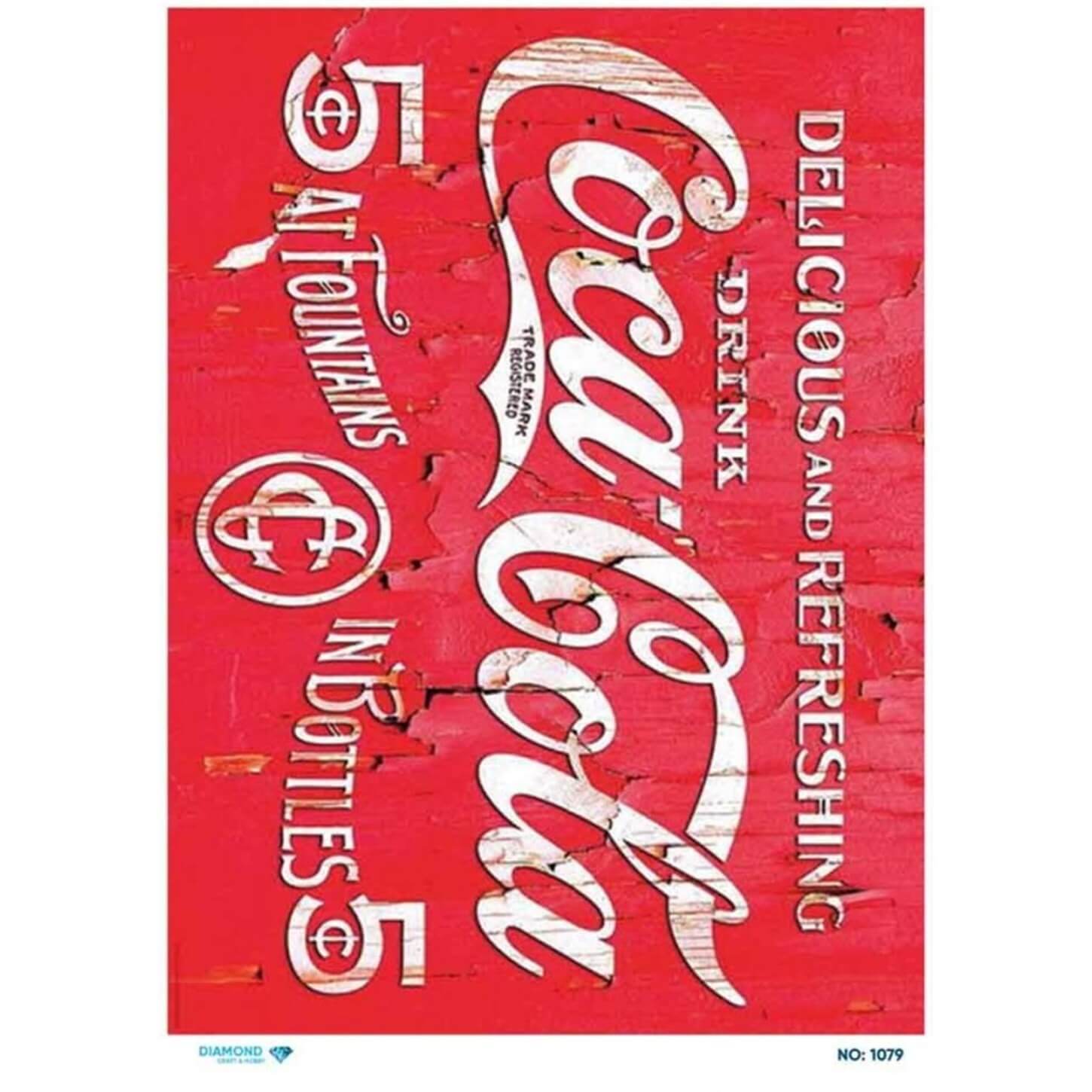 Алмазная рисовая бумага для декупажа 1079