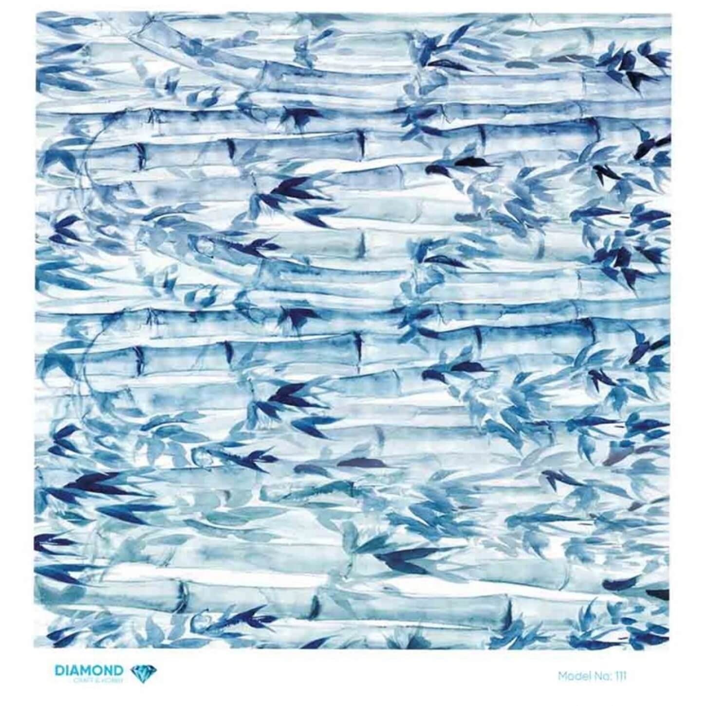 ديكوباج ورق الأرز الماسي 111