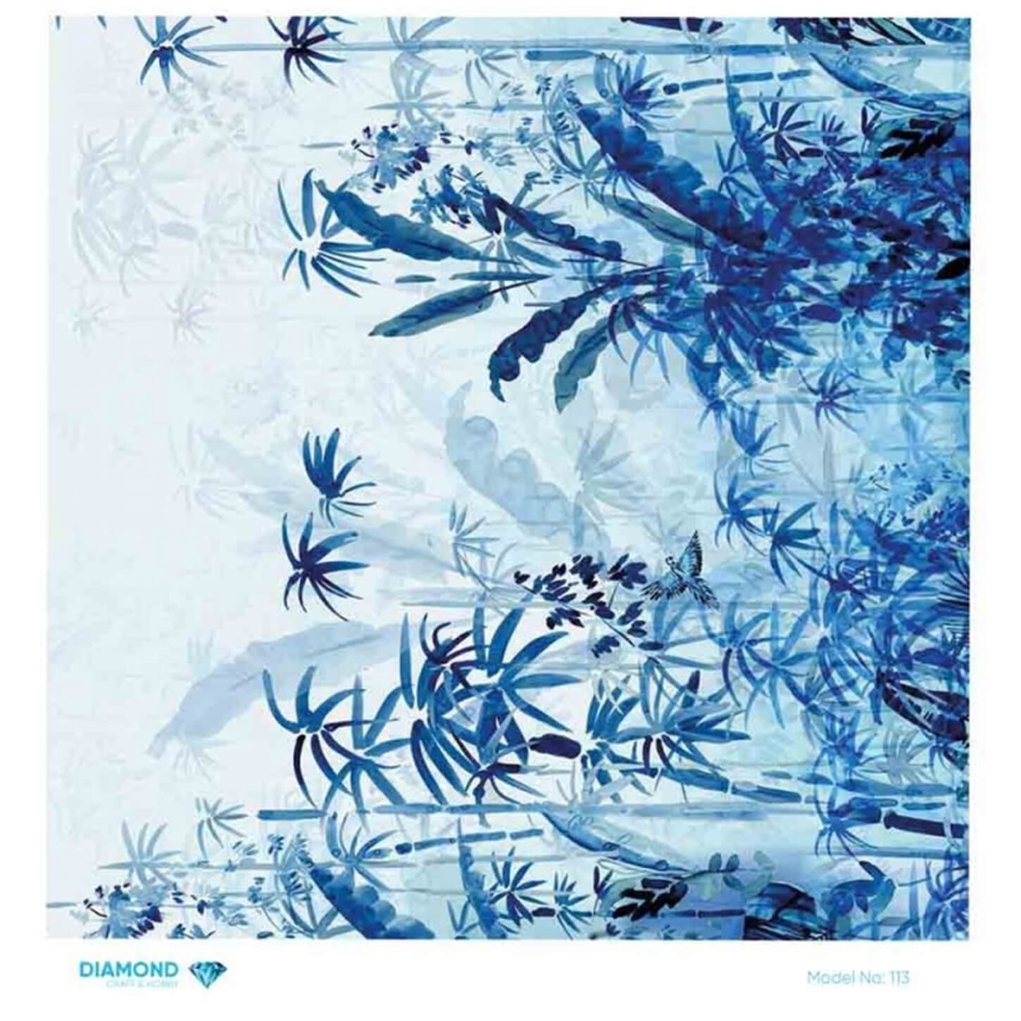 ديكوباج ورق الأرز الماسي 113