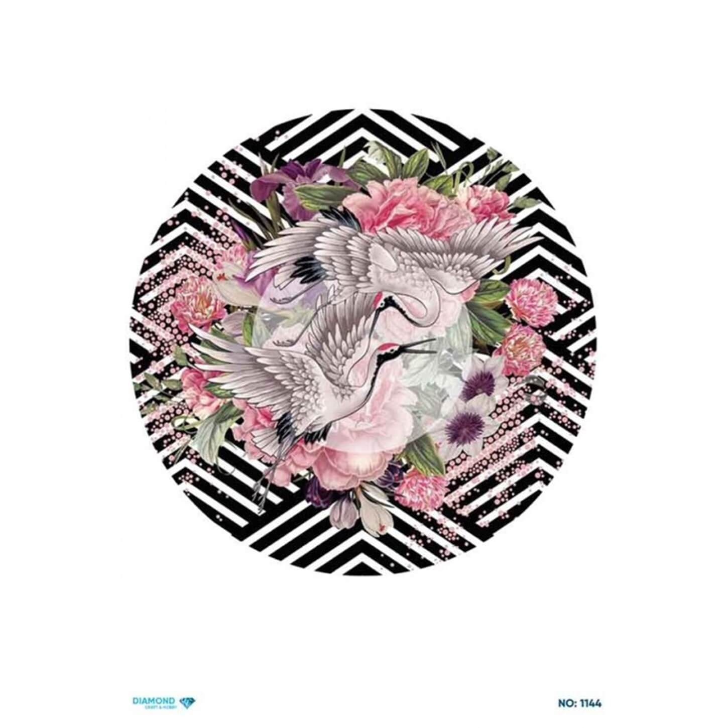 Алмазная рисовая бумага для декупажа 1144