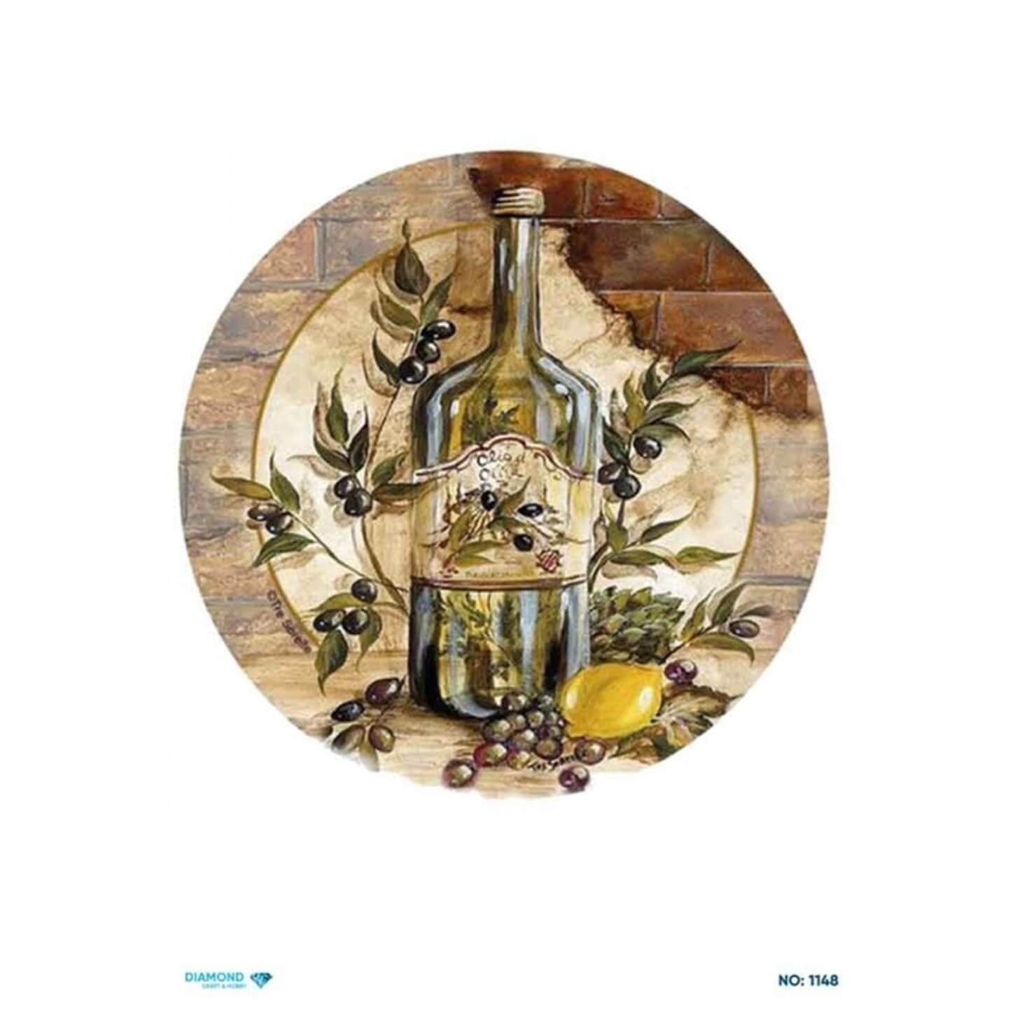 Алмазная рисовая бумага для декупажа 1148