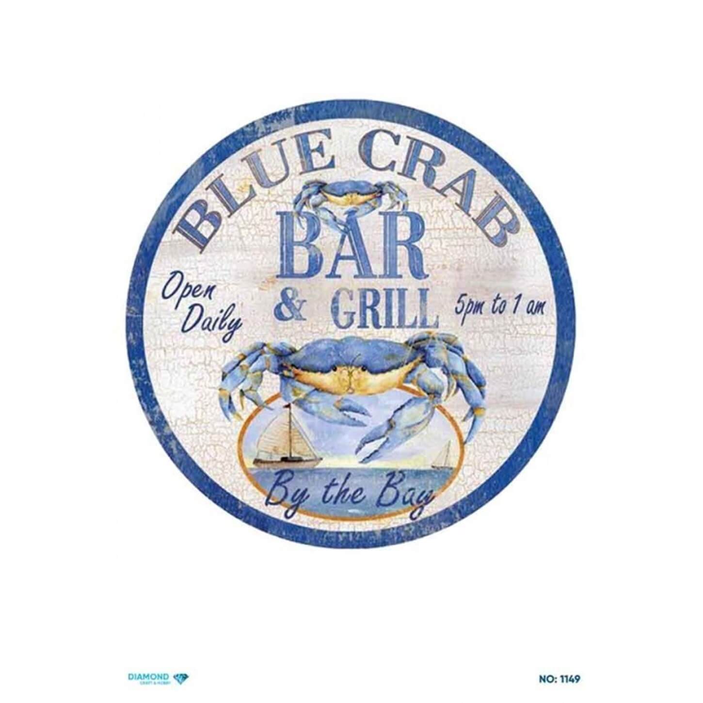 Алмазная рисовая бумага для декупажа 1149