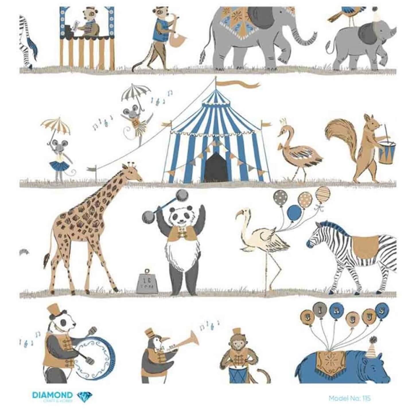 Декупаж рисовой бумагой ромбовидной формы 115