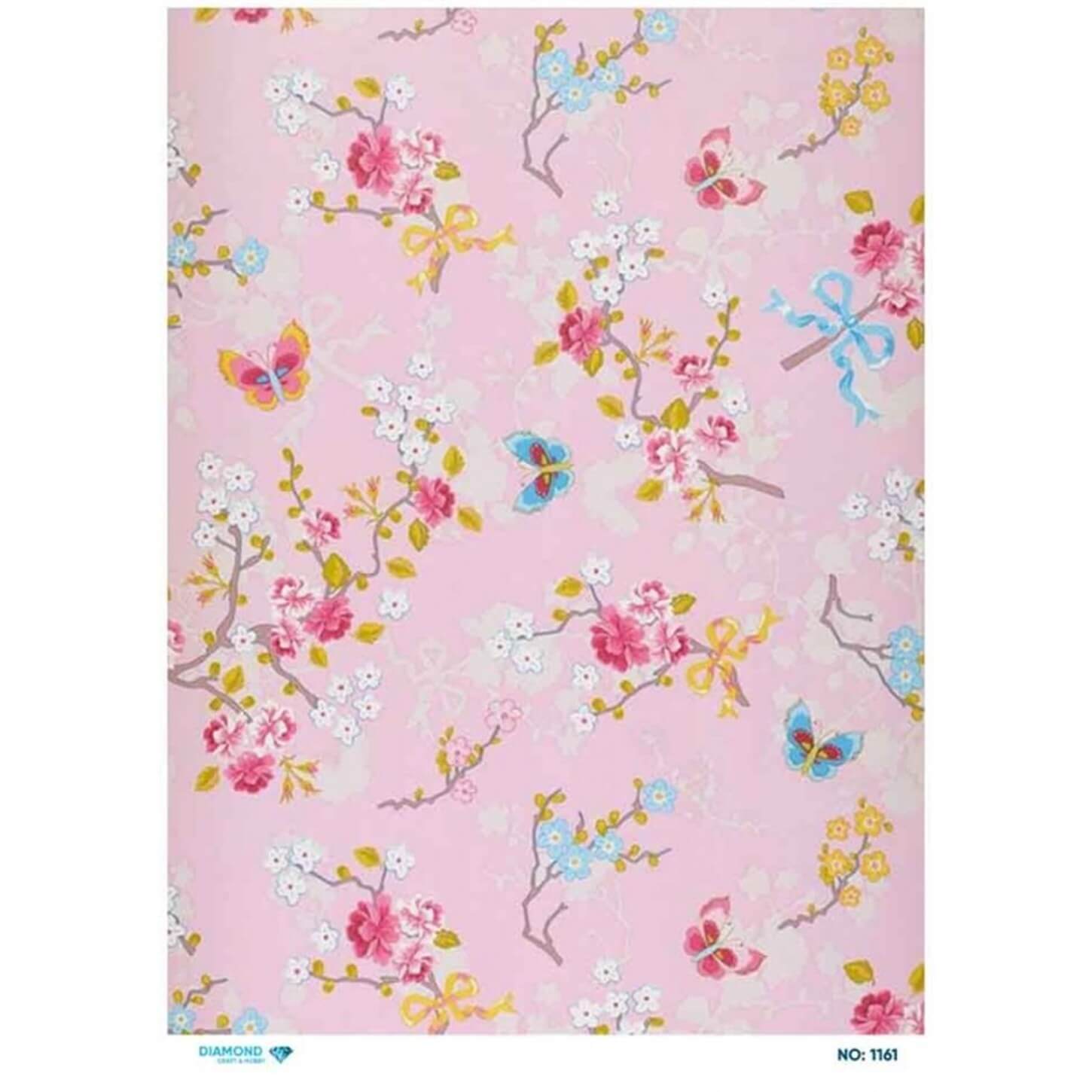 Алмазная рисовая бумага для декупажа 1161