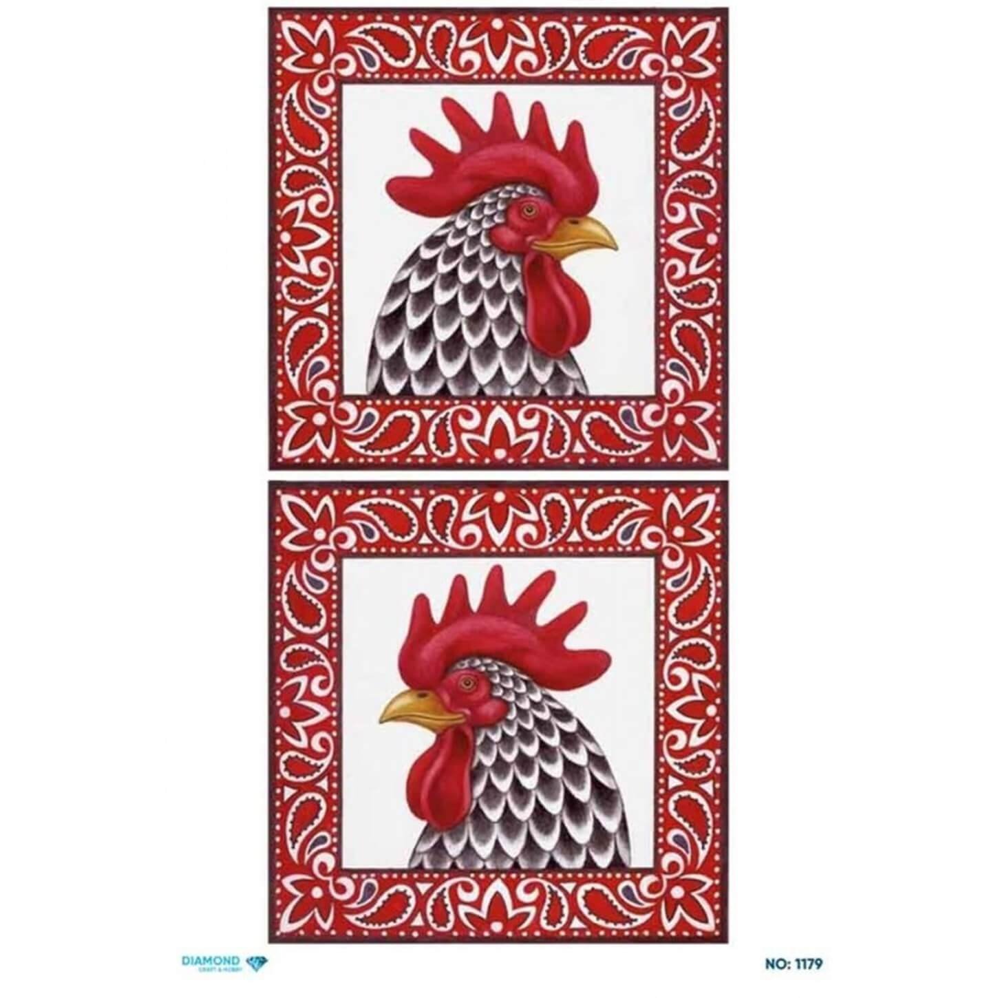 Алмазная рисовая бумага для декупажа 1179