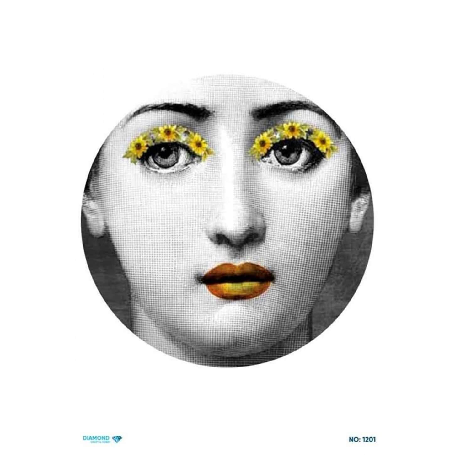 Алмазная рисовая бумага для декупажа 1201