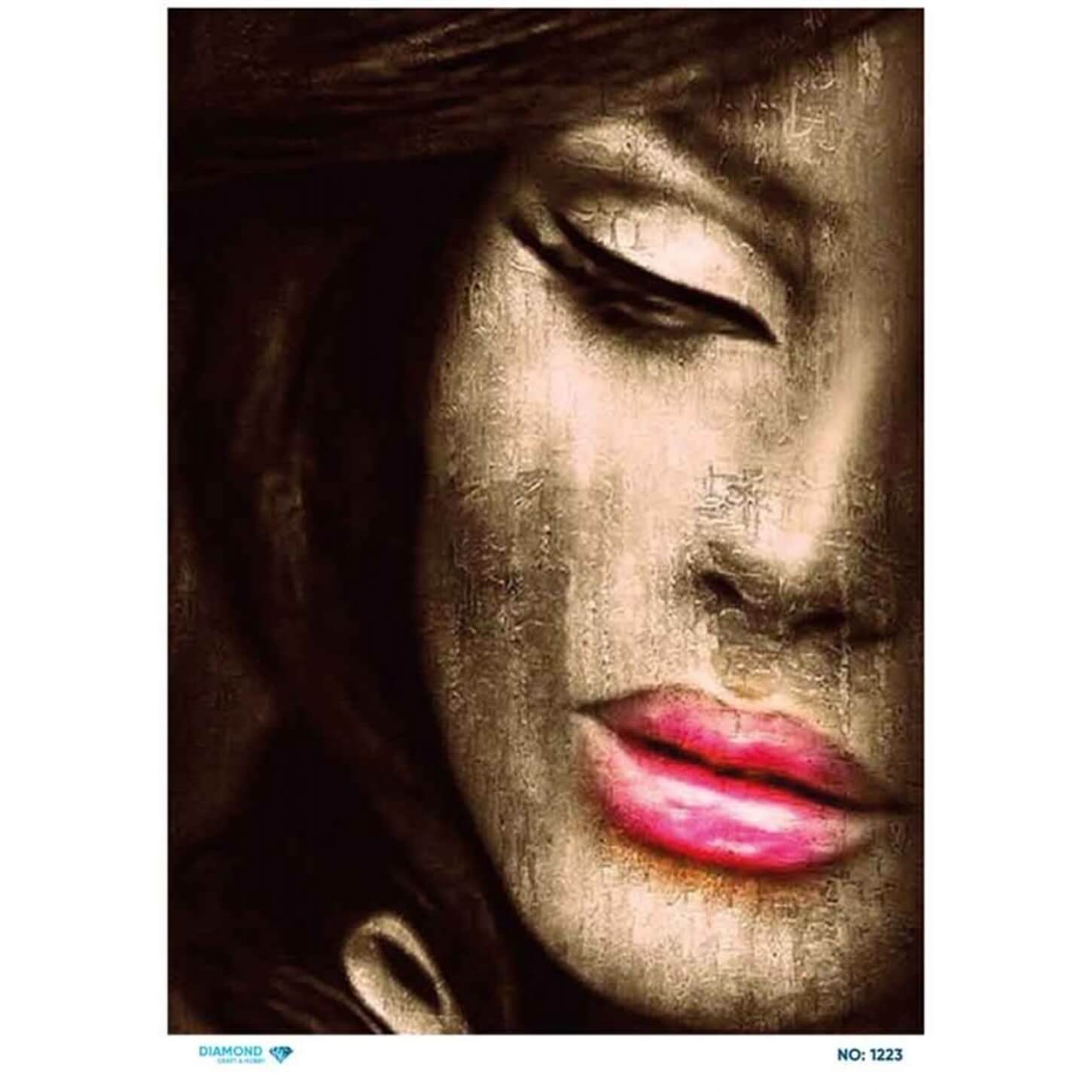 Алмазная рисовая бумага для декупажа 1223