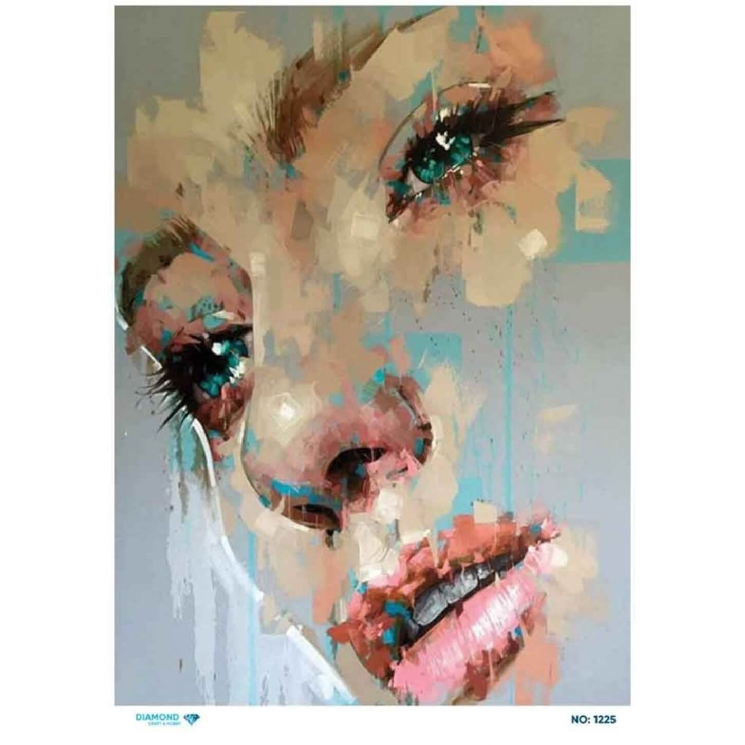 Алмазная рисовая бумага для декупажа 1225