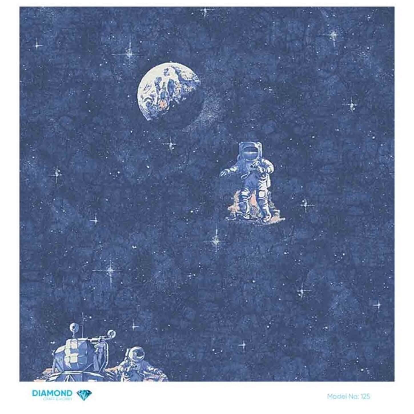 ديكوباج ورق الأرز الماسي 125