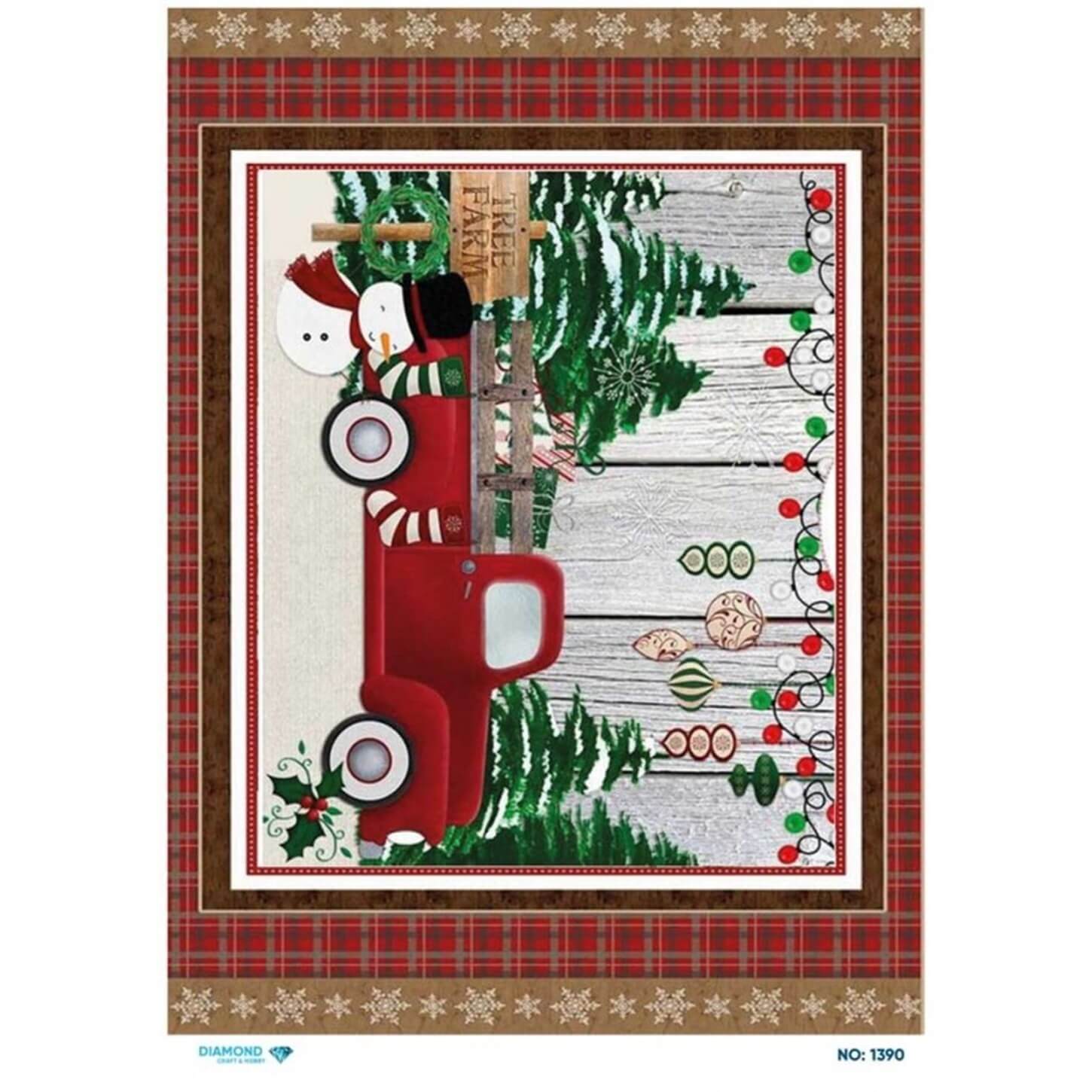 Алмазная рисовая бумага для декупажа 1390